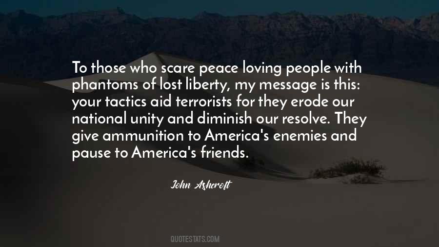 Quotes About Peace And Unity #215957