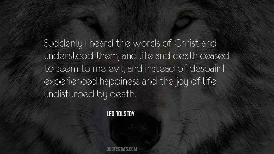 Quotes About Death Tolstoy #102740