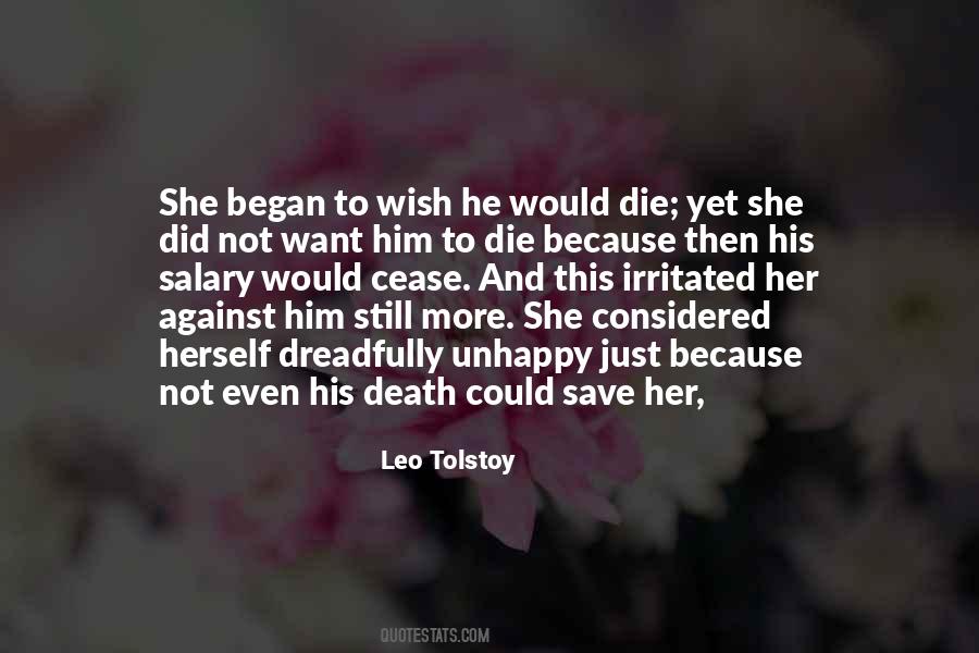 Quotes About Death Tolstoy #46200