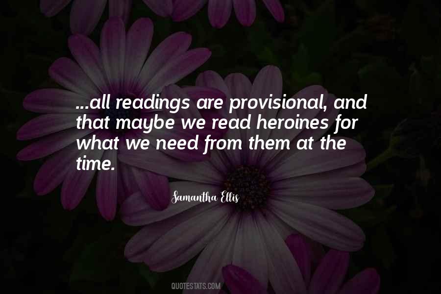 Quotes About Readings #683921