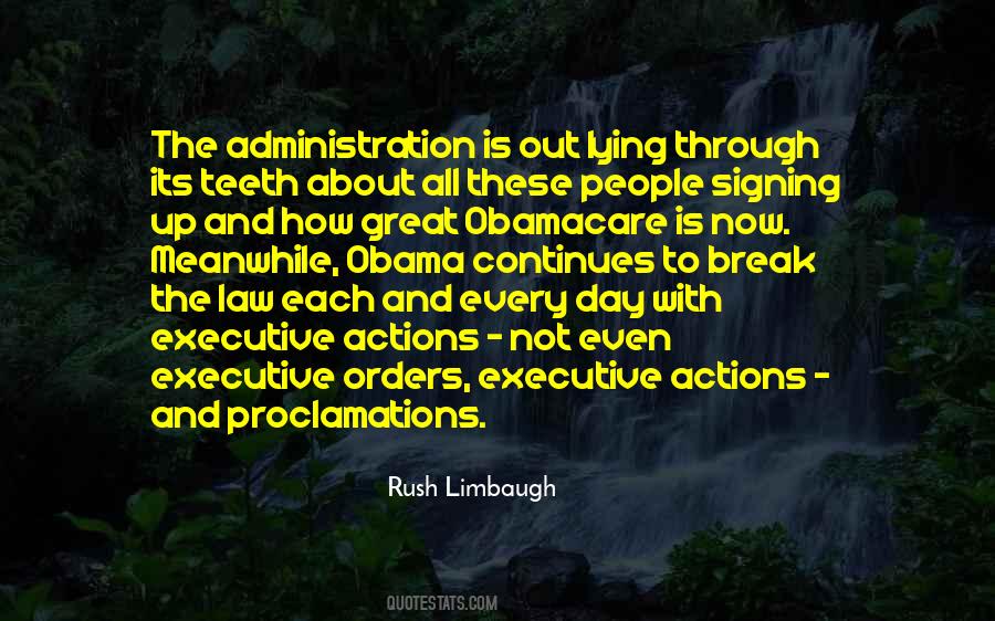 Quotes About Executive Orders #1044206