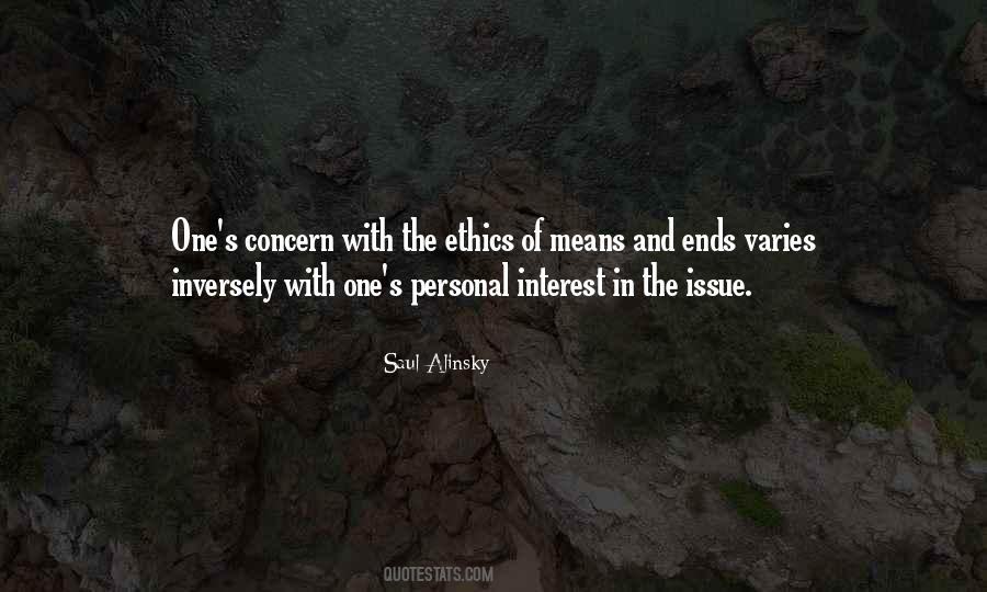 Personal Ethics Quotes #844128