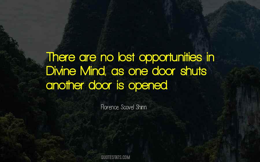 Quotes About Opportunity Lost #72981