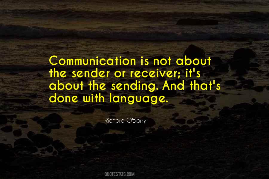 Quotes About Communication And Language #1181776