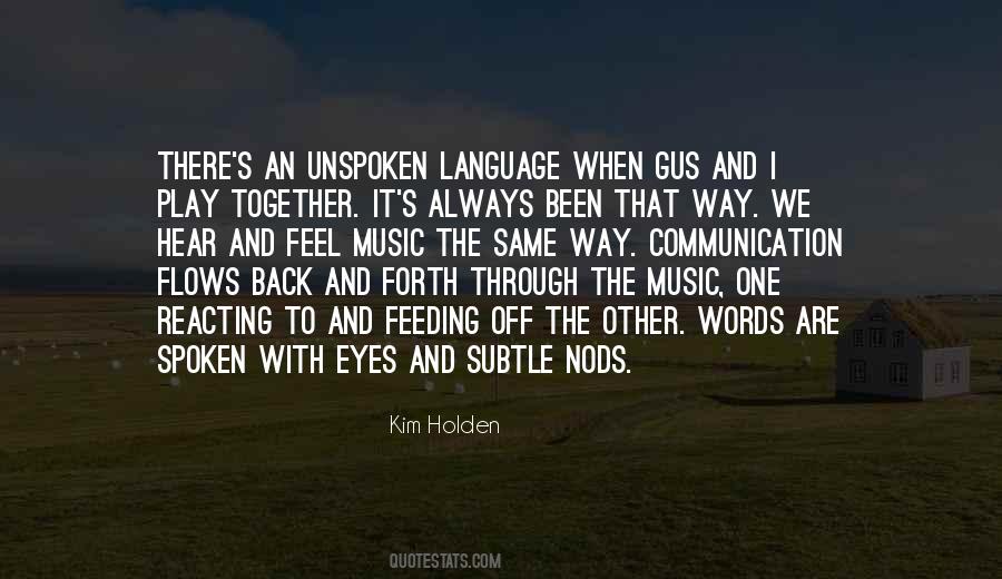 Quotes About Communication And Language #1411763