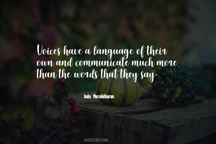 Quotes About Communication And Language #628509