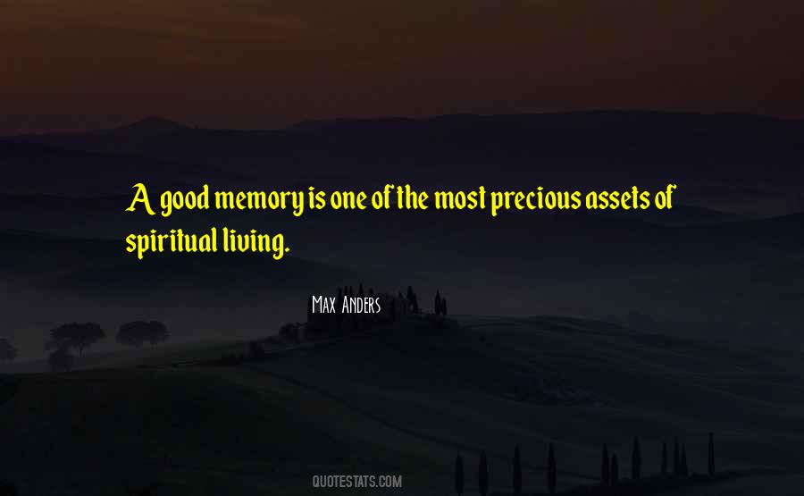 Quotes About A Good Memory #1018592