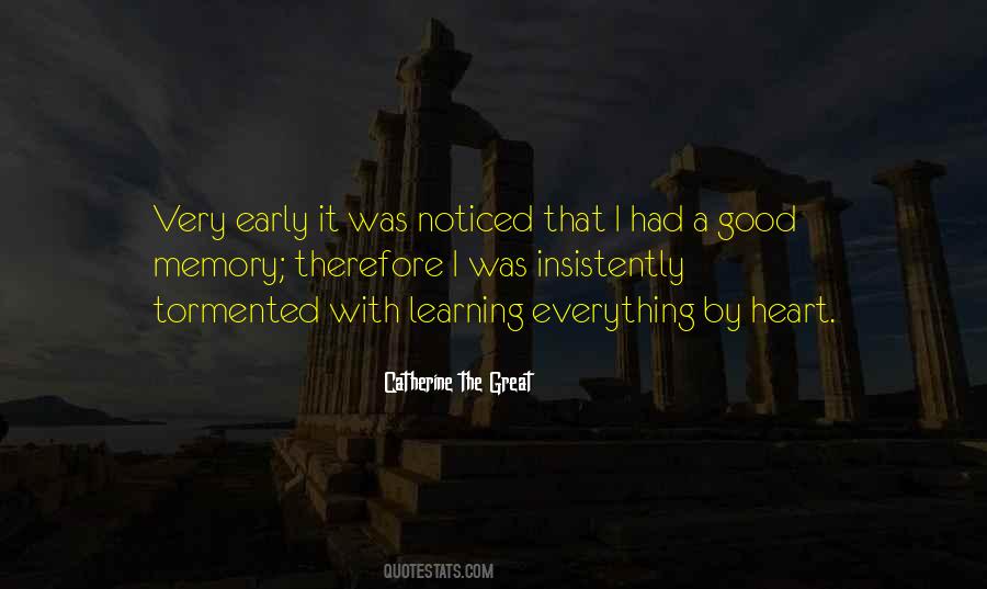 Quotes About A Good Memory #276292