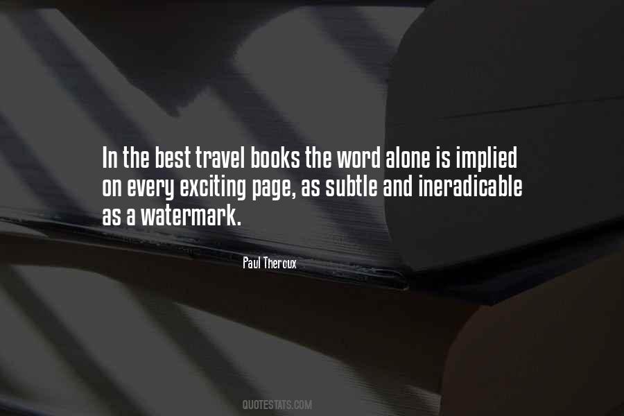 Quotes About Reading Travel #374030