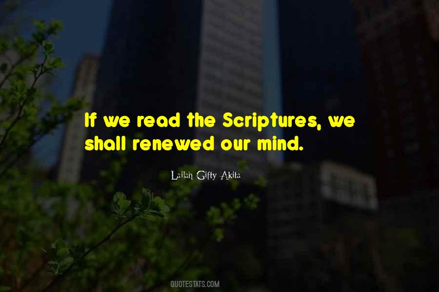 Quotes About Reading The Scriptures #1326495
