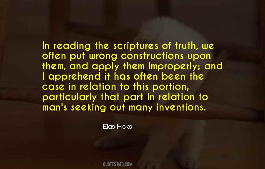 Quotes About Reading The Scriptures #1697685