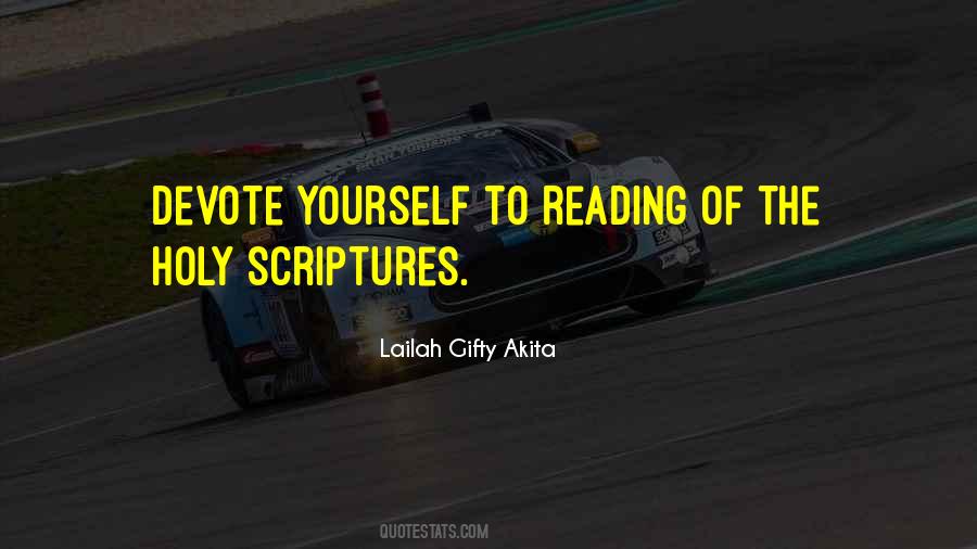 Quotes About Reading The Scriptures #620781