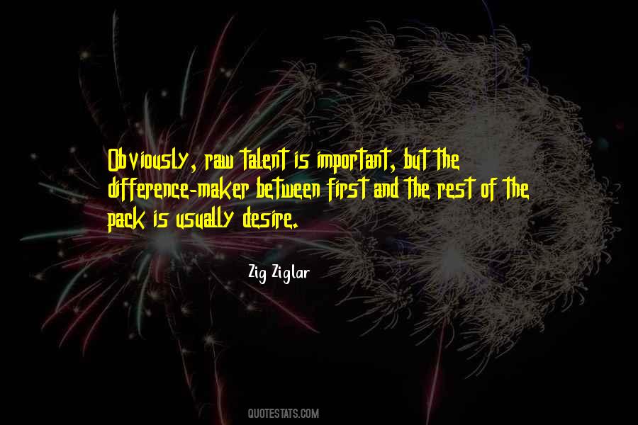 Quotes About Raw Talent #1057363