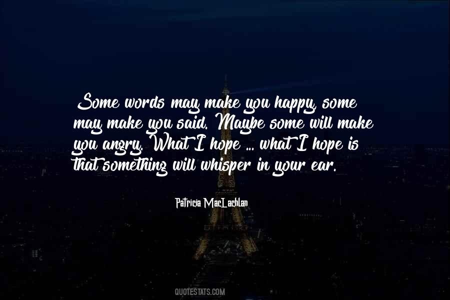 Words Said Quotes #144333