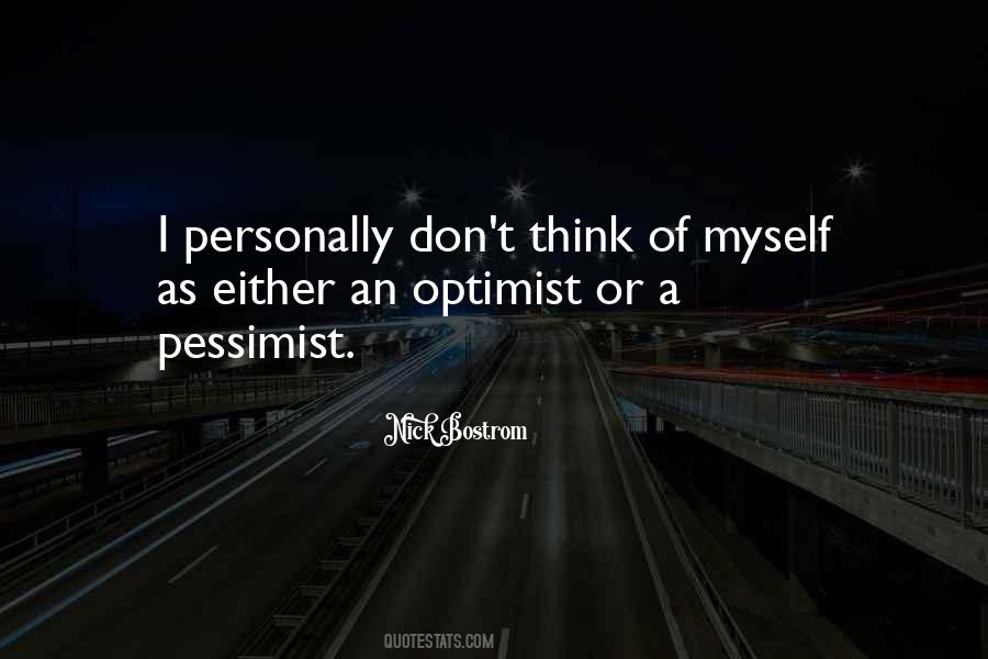 Quotes About Pessimist #1306264