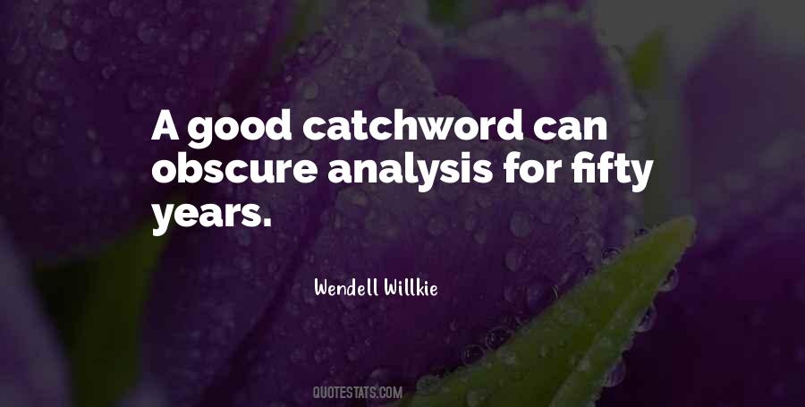 Quotes About Analysis #1219676