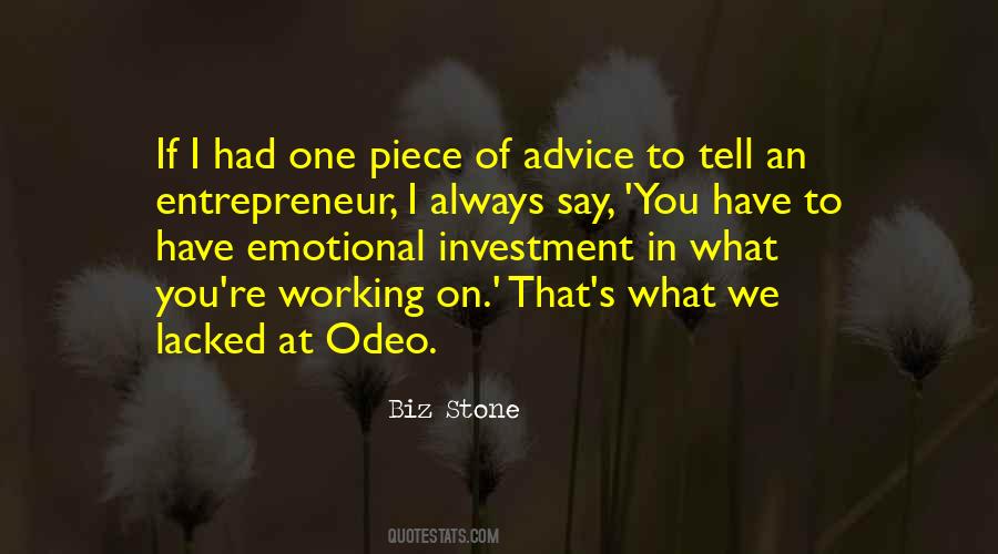 Quotes About Emotional Investment #1117911