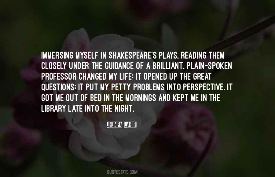 Quotes About Reading Shakespeare #1198680