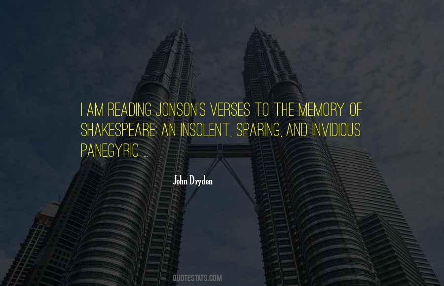 Quotes About Reading Shakespeare #1317193