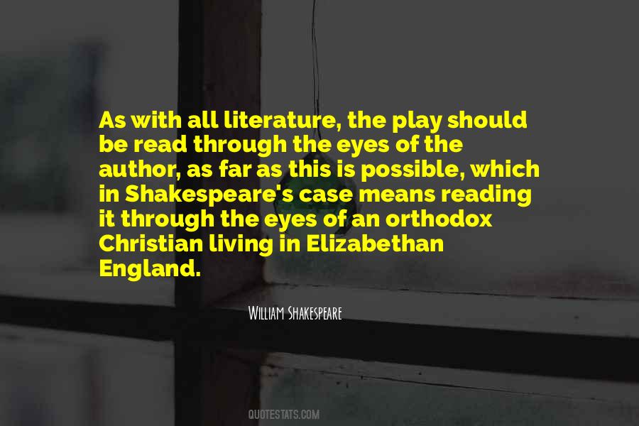 Quotes About Reading Shakespeare #218543