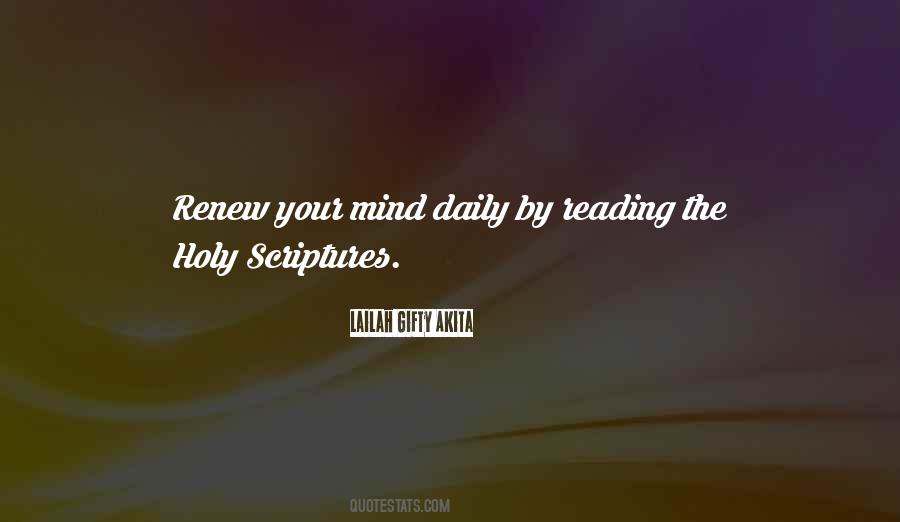 Quotes About Reading Scriptures #1500911