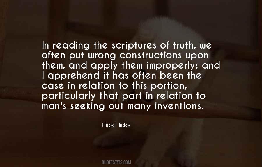 Quotes About Reading Scriptures #1697685