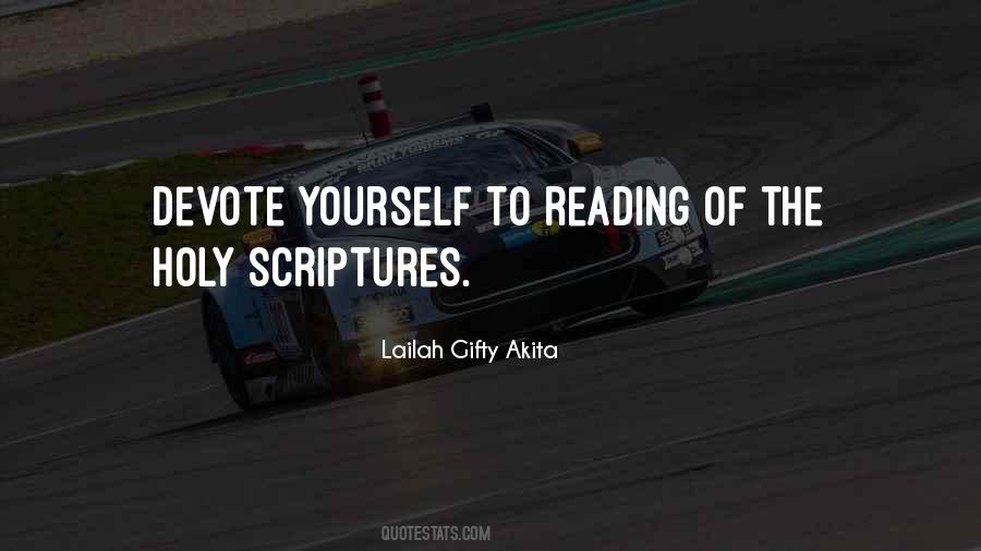 Quotes About Reading Scriptures #620781