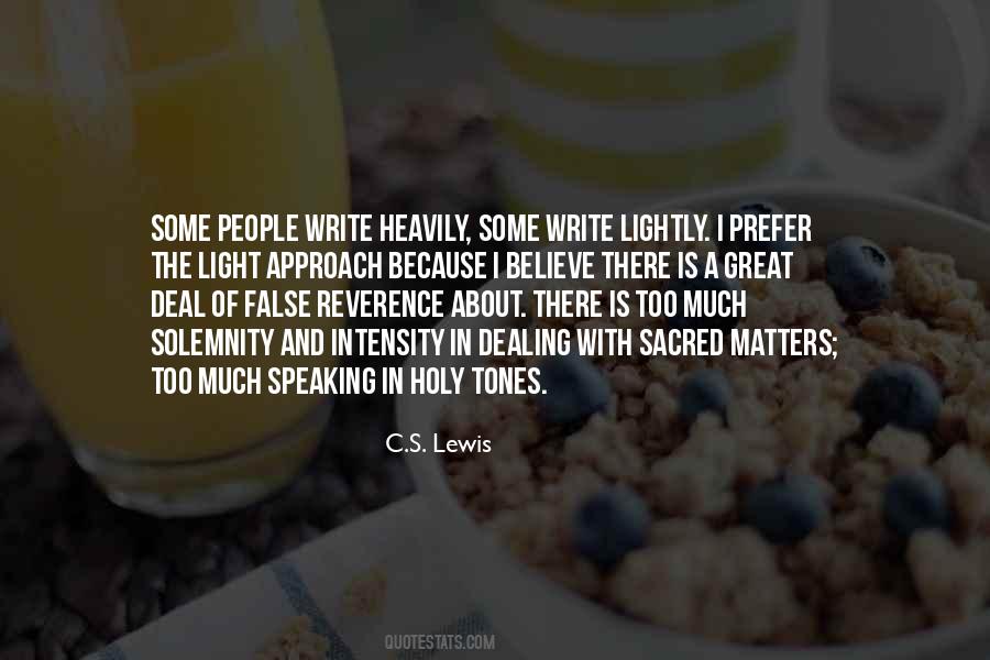 Holy Light Quotes #1623458