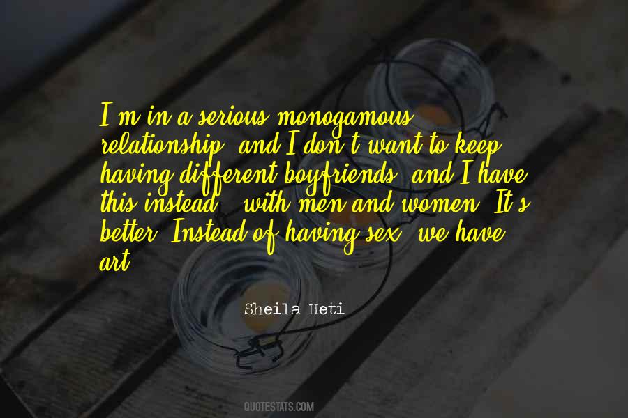 Quotes About Monogamous Relationship #319376