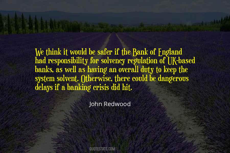 Quotes About Banking Crisis #1179976