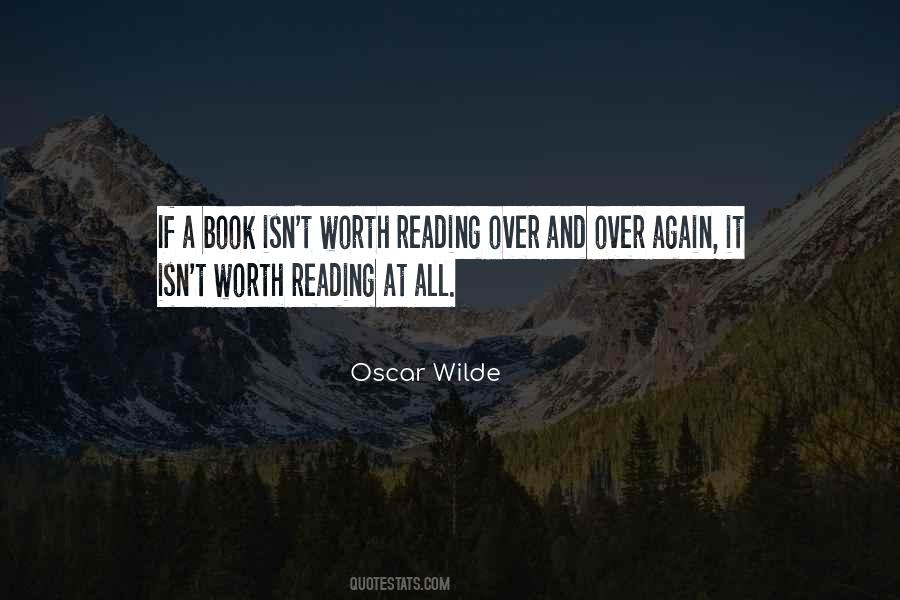 Quotes About Reading Oscar Wilde #781824