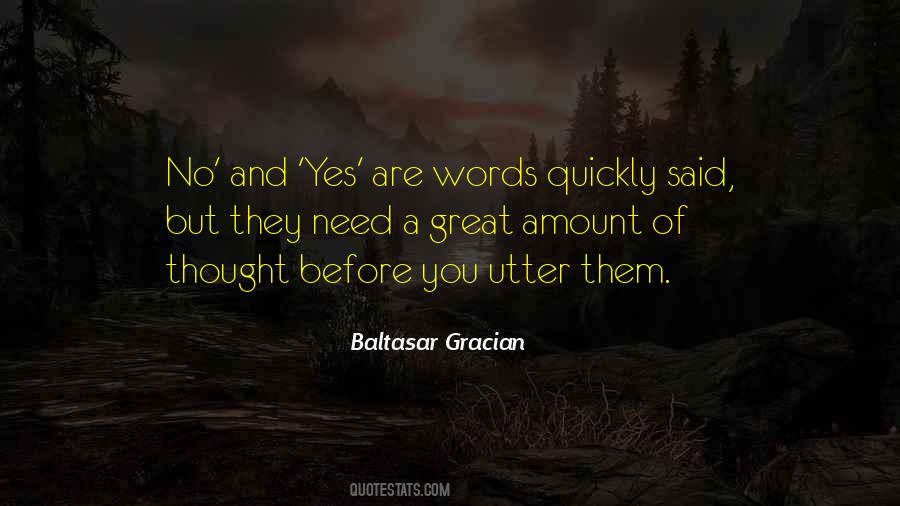 Quotes About Yes And No #17610