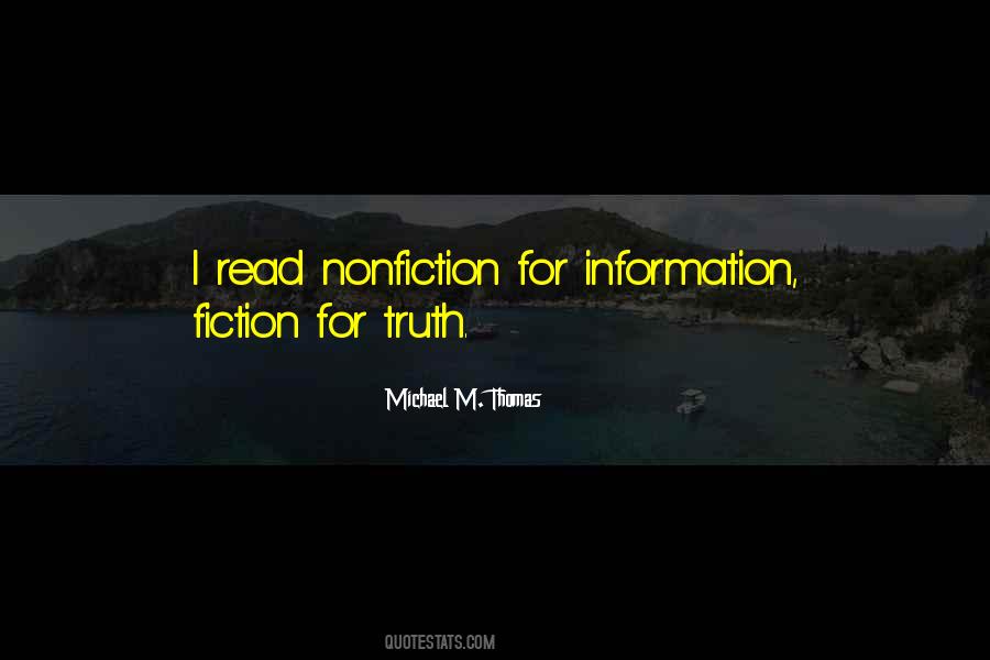Quotes About Reading Nonfiction #106890