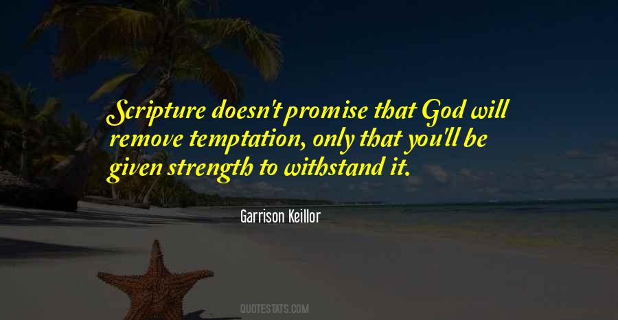 Quotes About God Given Strength #3539