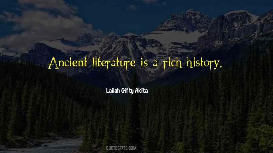 Rich History Quotes #1498176