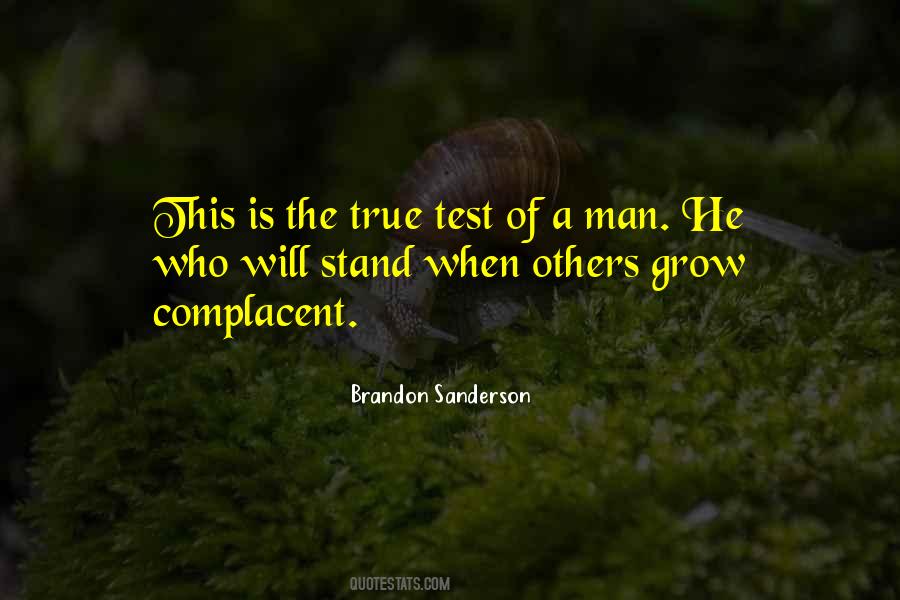 True Test Of A Man Quotes #586692