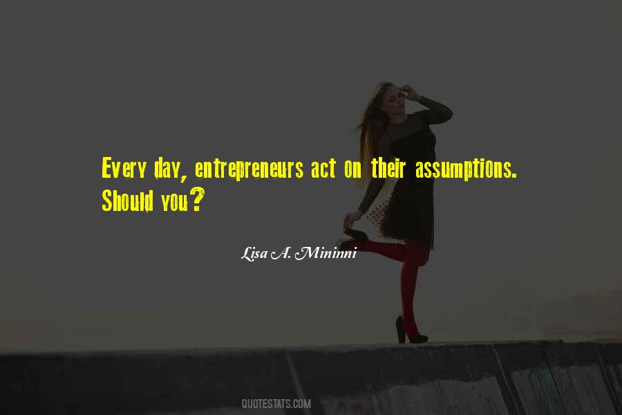 Quotes About Assumptions #1213308