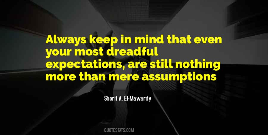 Quotes About Assumptions #1312470