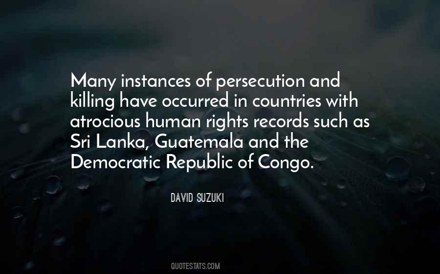 Quotes About The Democratic Republic Of Congo #1641120