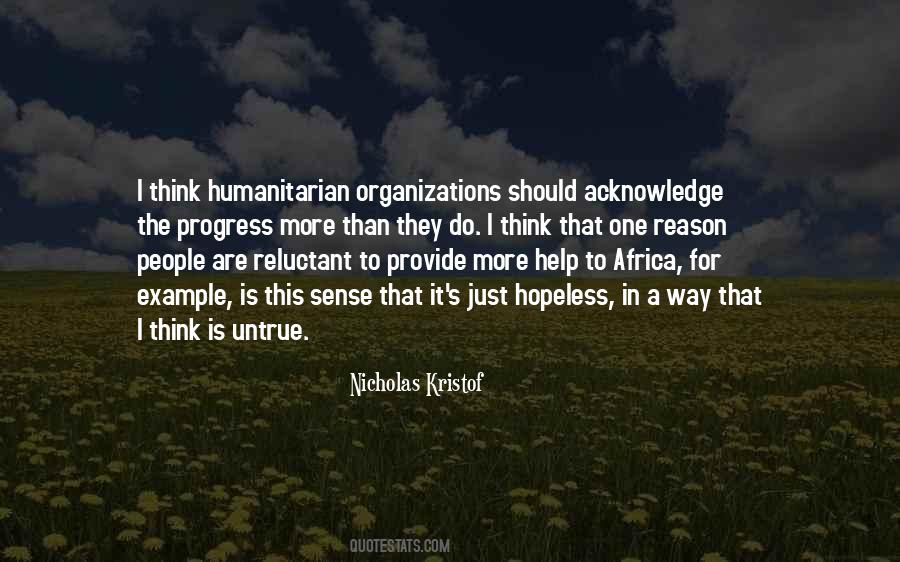 Quotes About Humanitarian #1221051