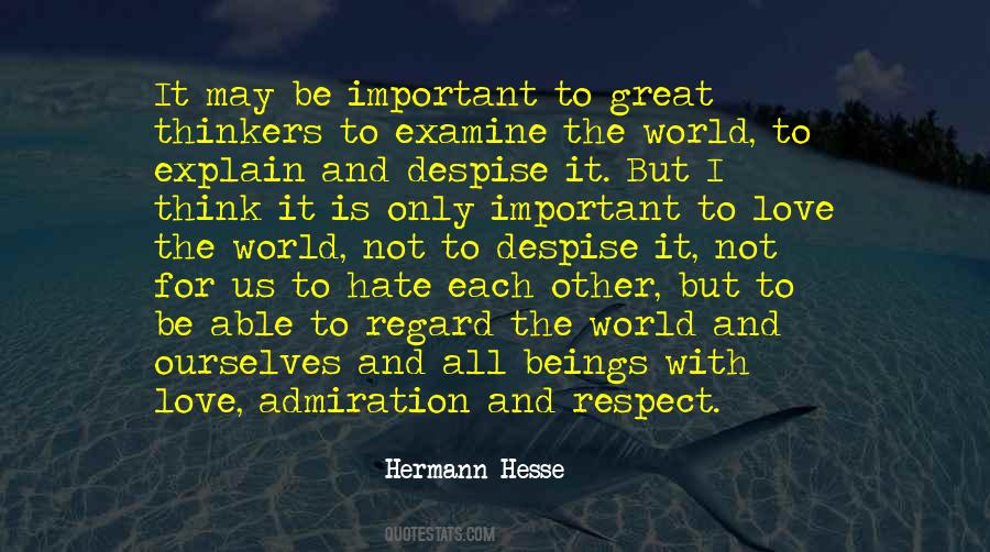 Quotes About Love Not Hate #14502
