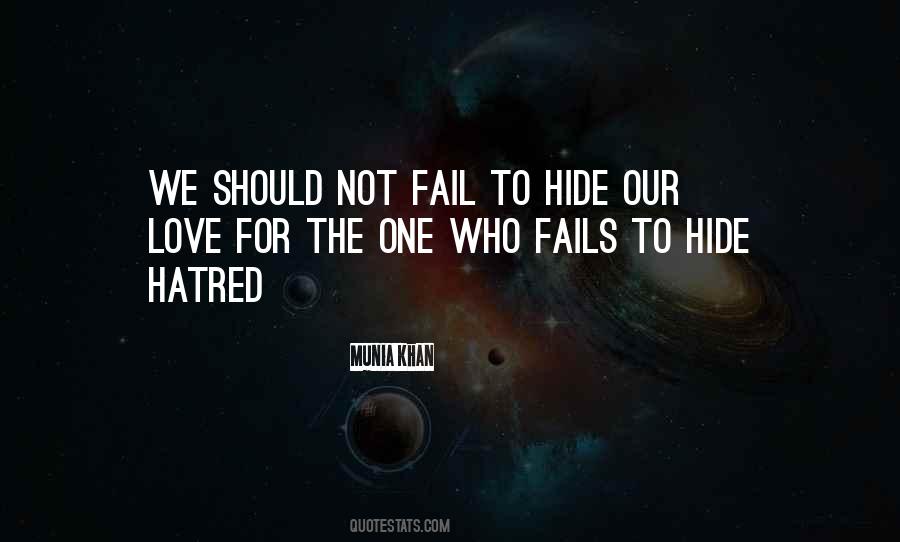 Quotes About Love Not Hate #283531
