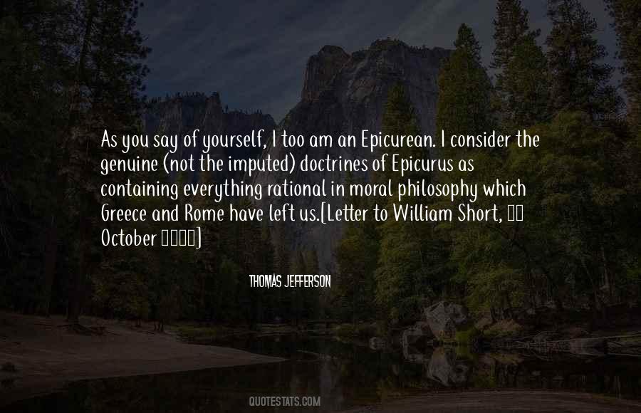 Philosophy Rome Quotes #919726