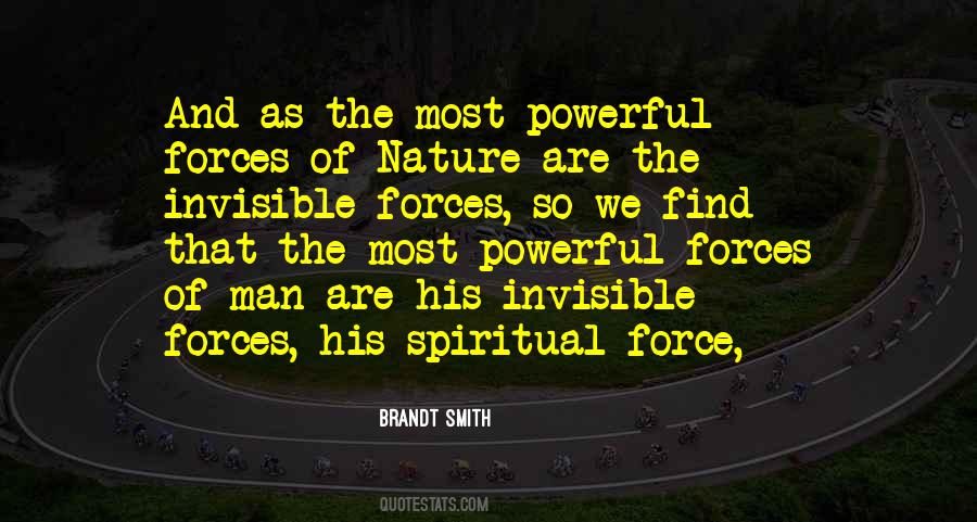 Quotes About Forces Of Nature #496968