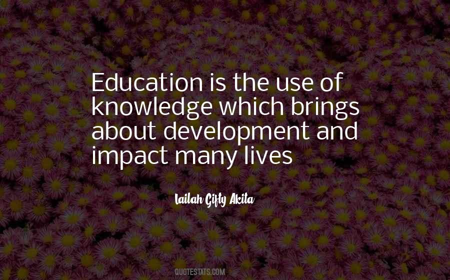 Quotes About Education And Development #539798