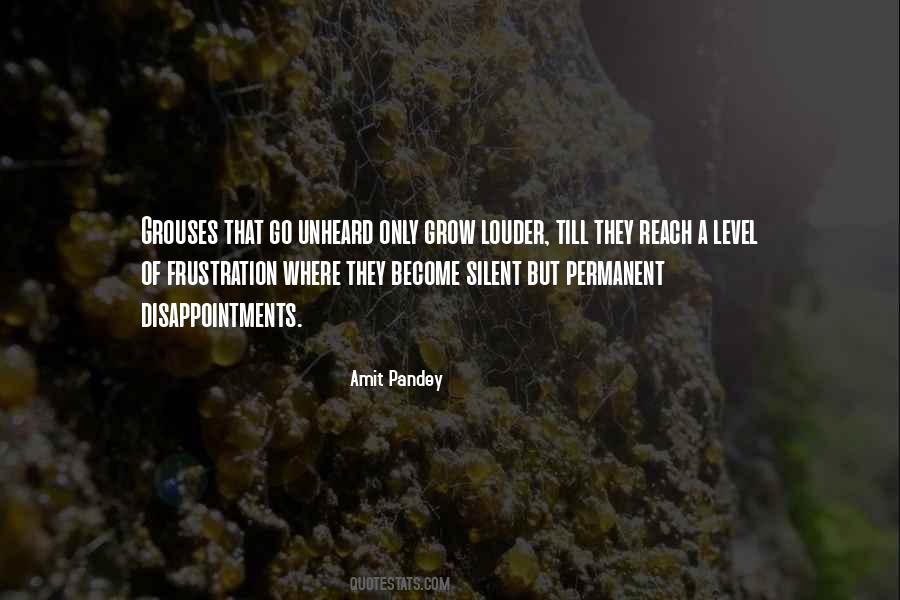 Quotes About Disappointments #1041212