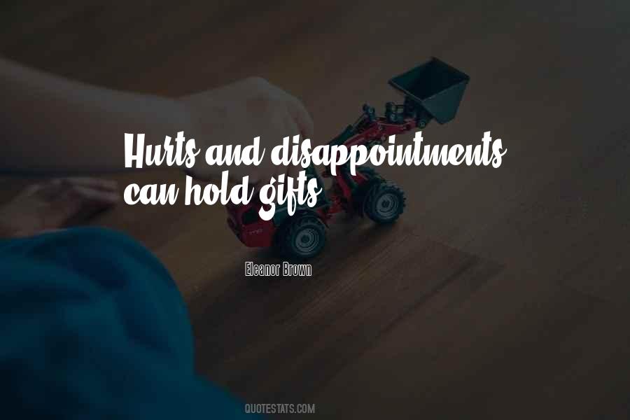 Quotes About Disappointments #1246280