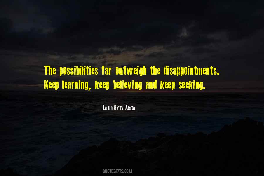 Quotes About Disappointments #1462079
