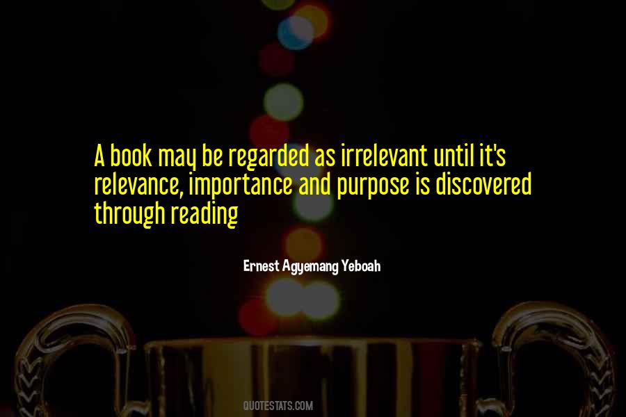 Quotes About Reading Importance #1172668