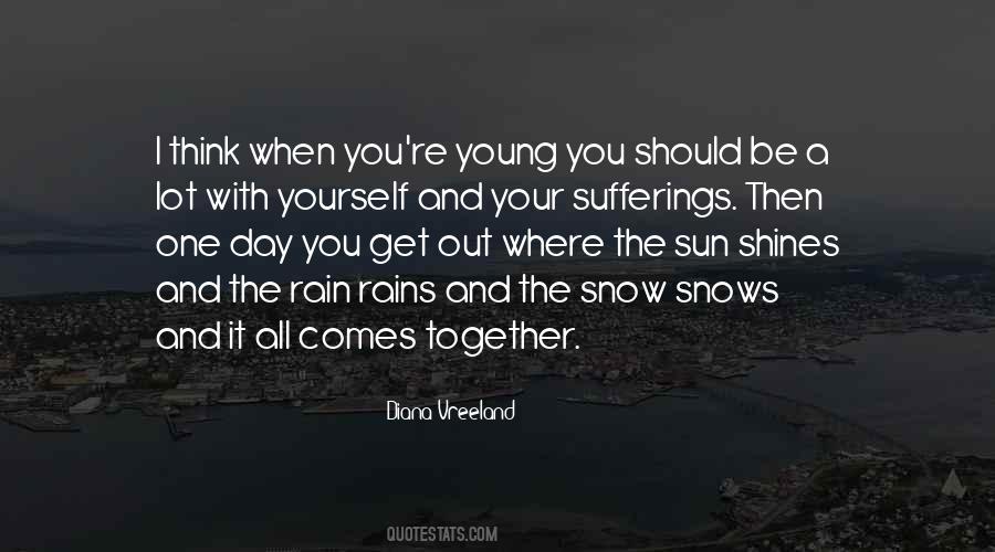 Quotes About Sun And Rain #423856